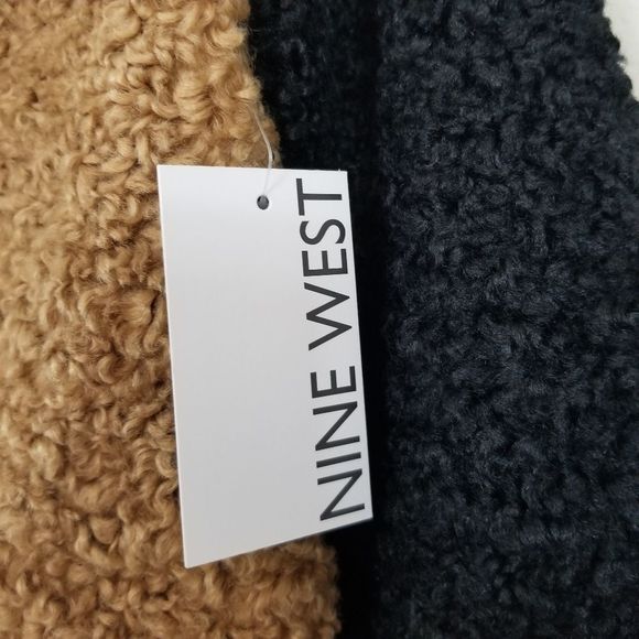 1 DAY SALE NEW Nine West MOTO Teddy/Sherpa Jacket - Picture 10 of 12